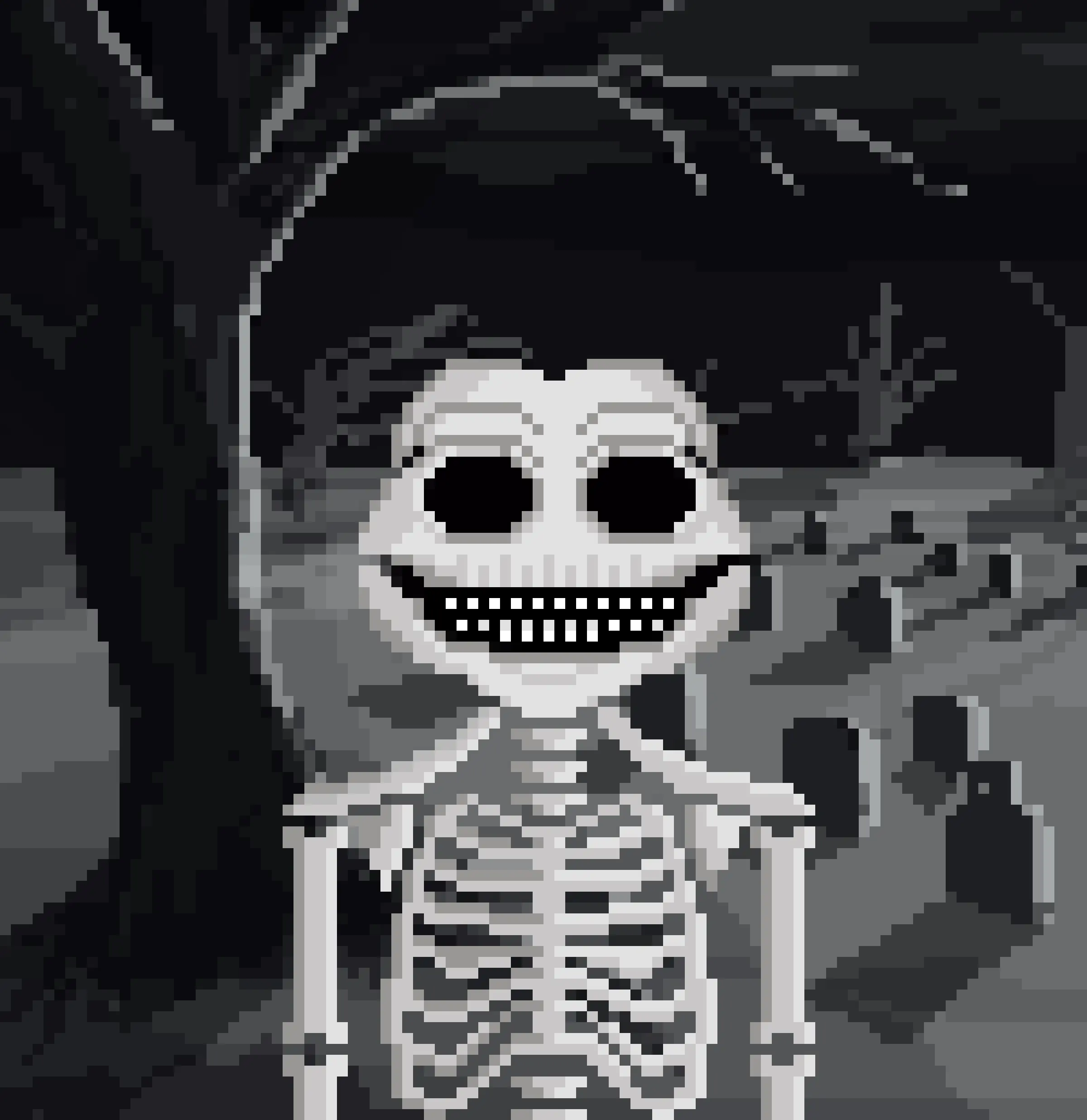 Skeleton Pepe